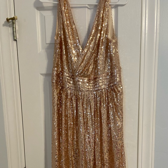 Kate Kasin Dresses & Skirts - Perfect for a special occasion! Size 14 Full length sequin dress. Worn one time.